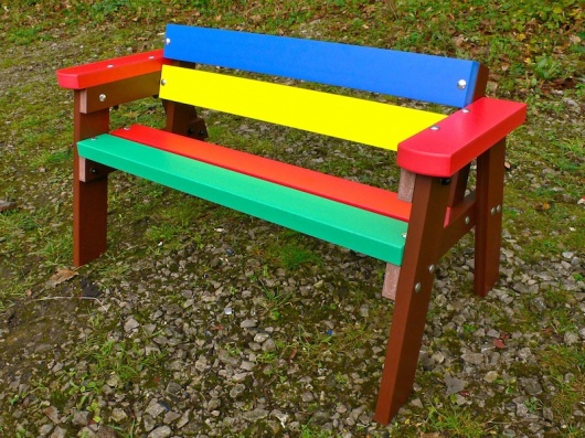 Recycled Plastic Children's Bench  Thames